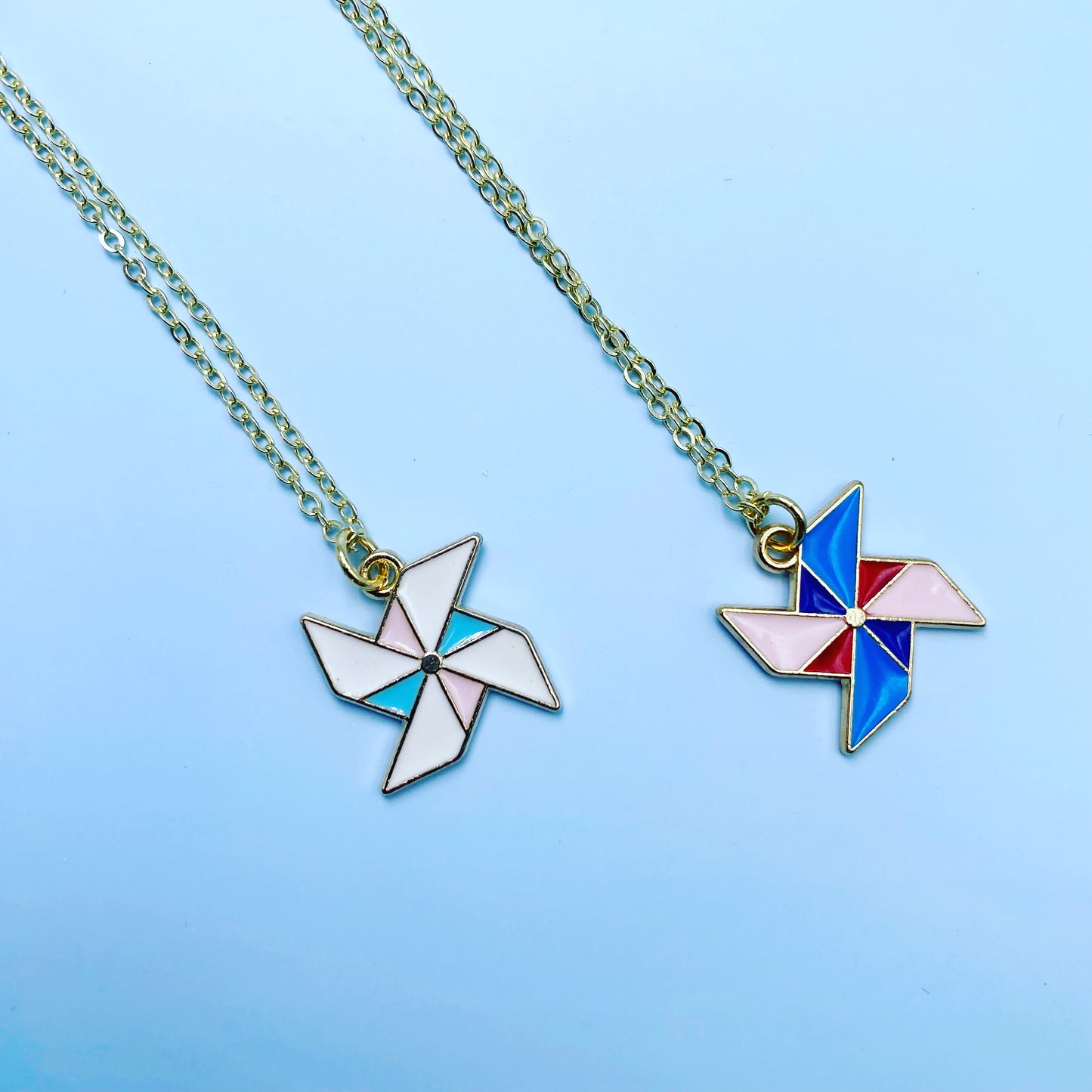 Pinwheel necklace