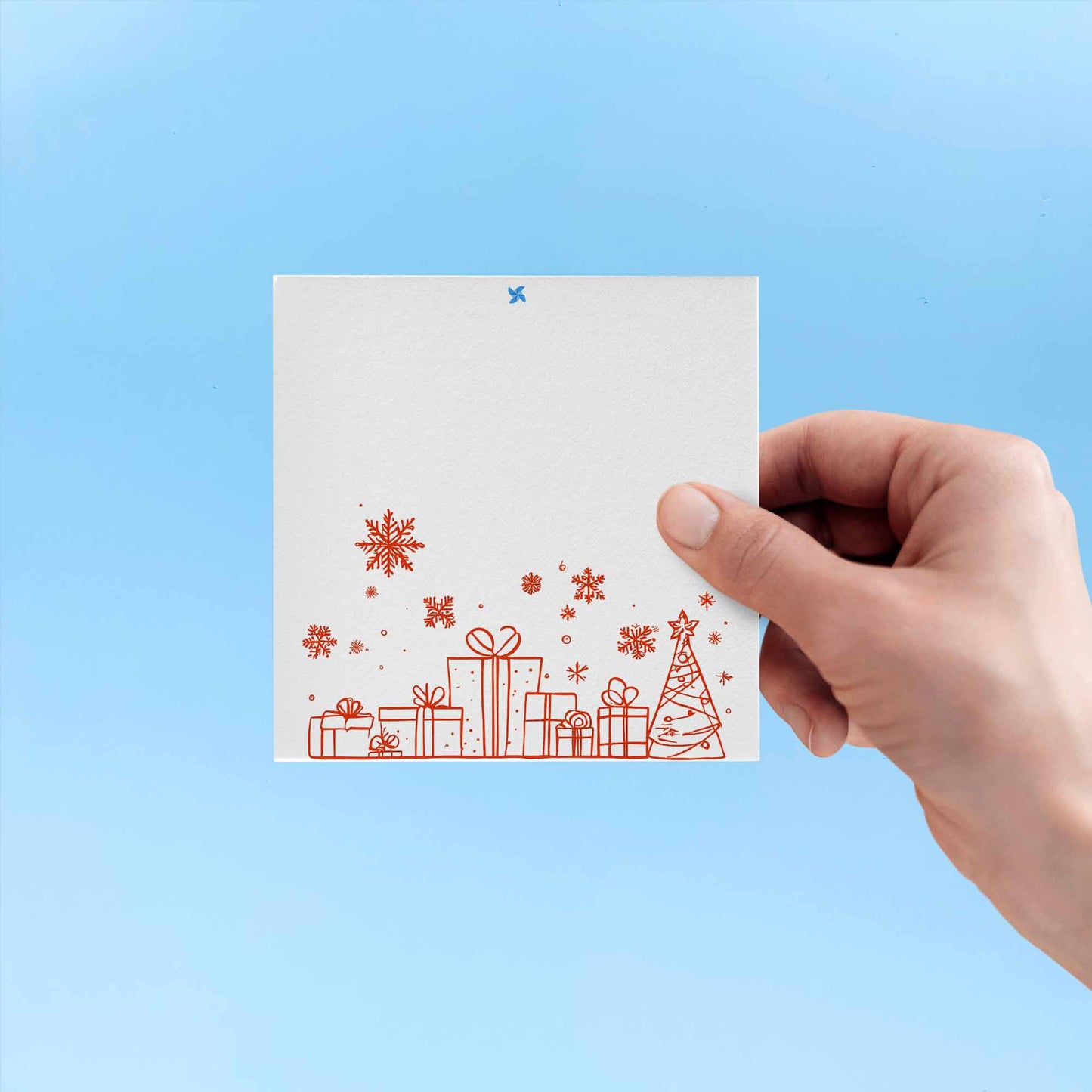 Frosty greeting card