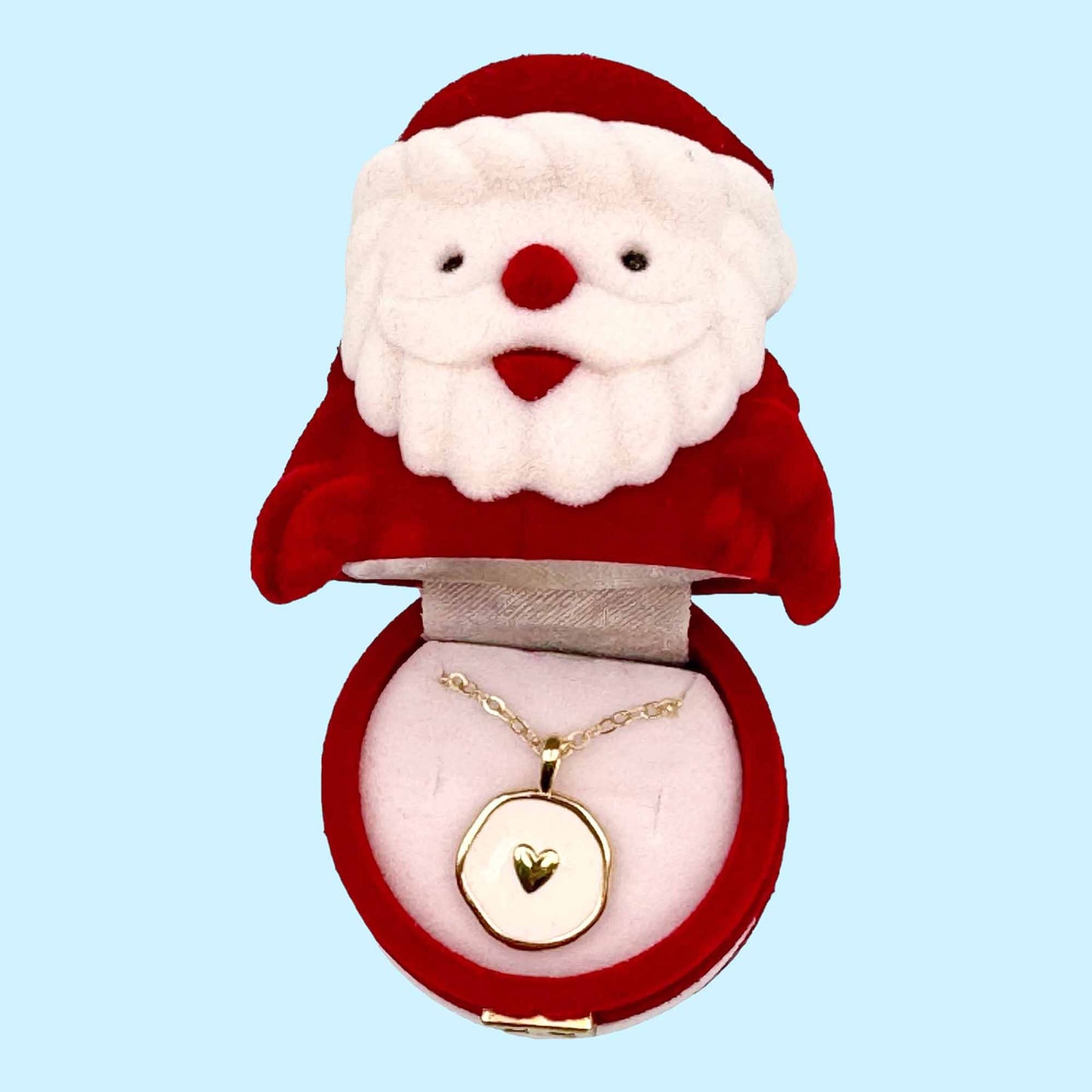 Holiday heart necklace