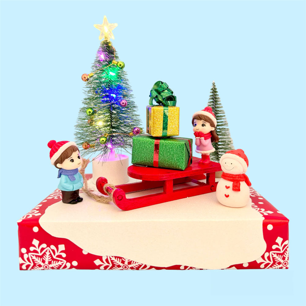 Frosty luxe gift wrapping kit