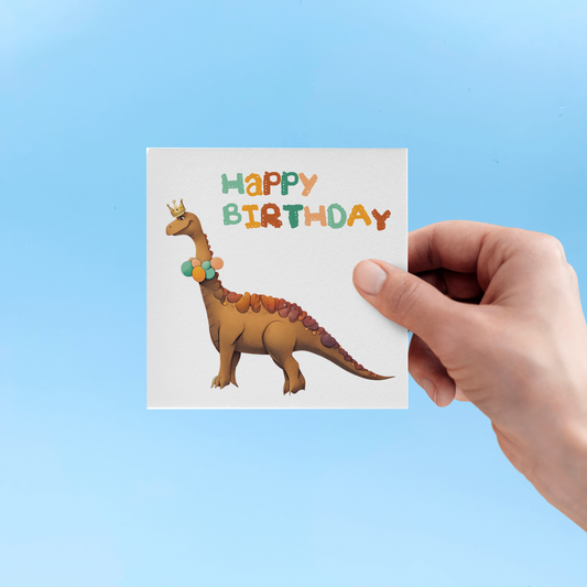 Dino greeting card