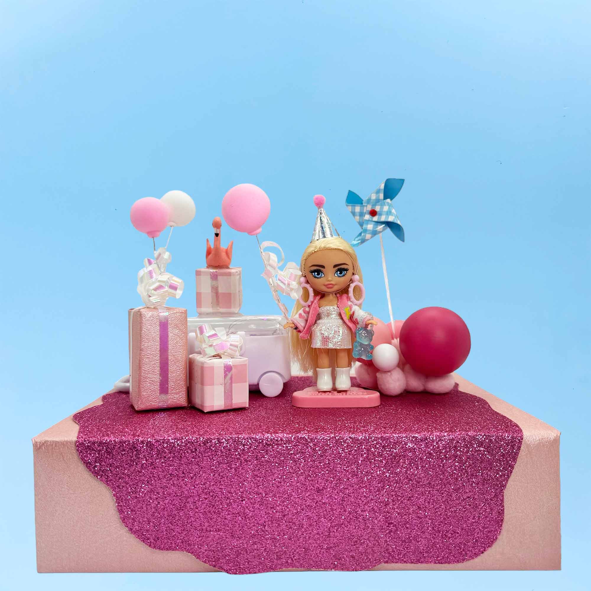 Pink B Icon Pink B Gift Topper – Packarella
